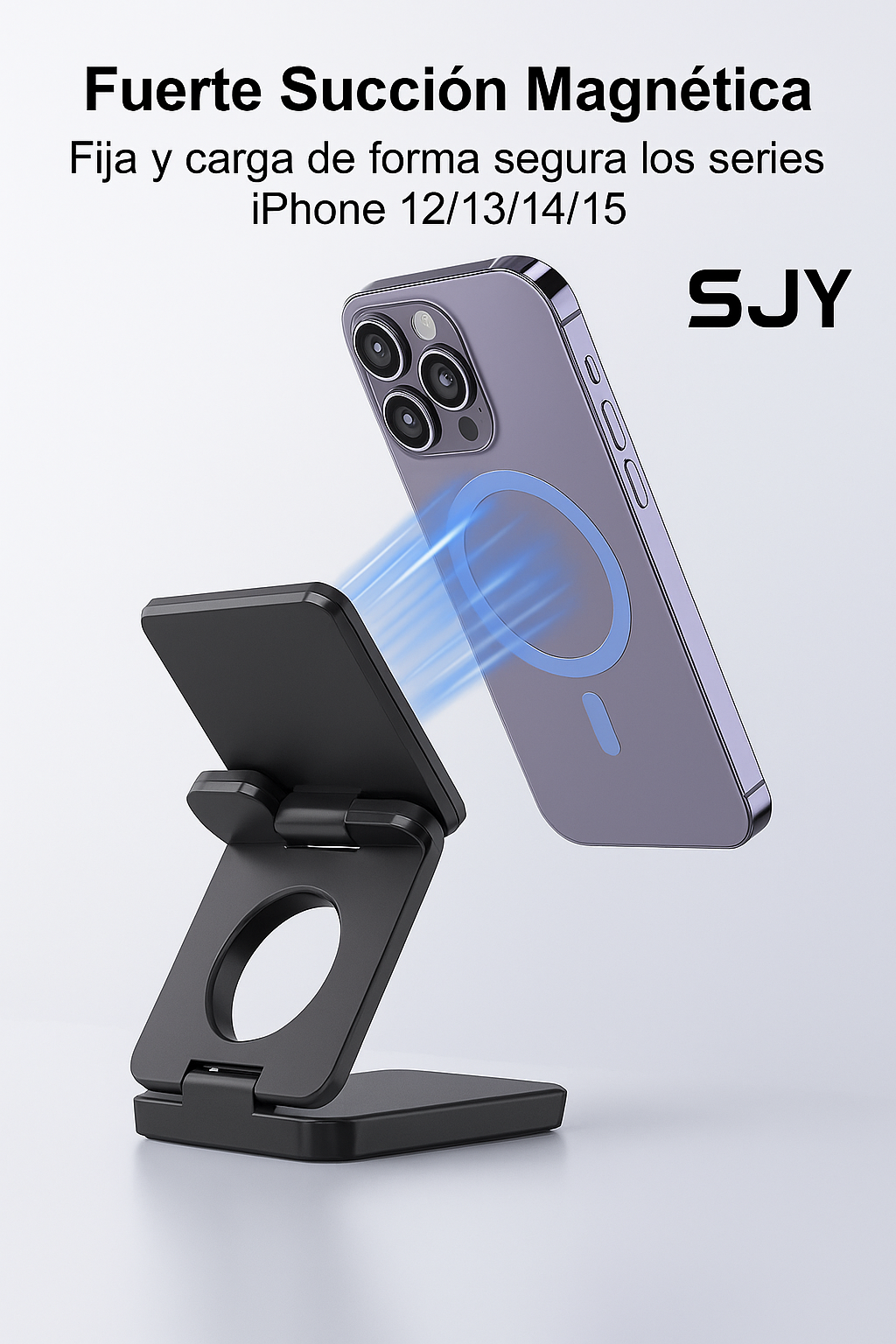 Cargador Inalámbrico 3 en 1 Plegable Magnético