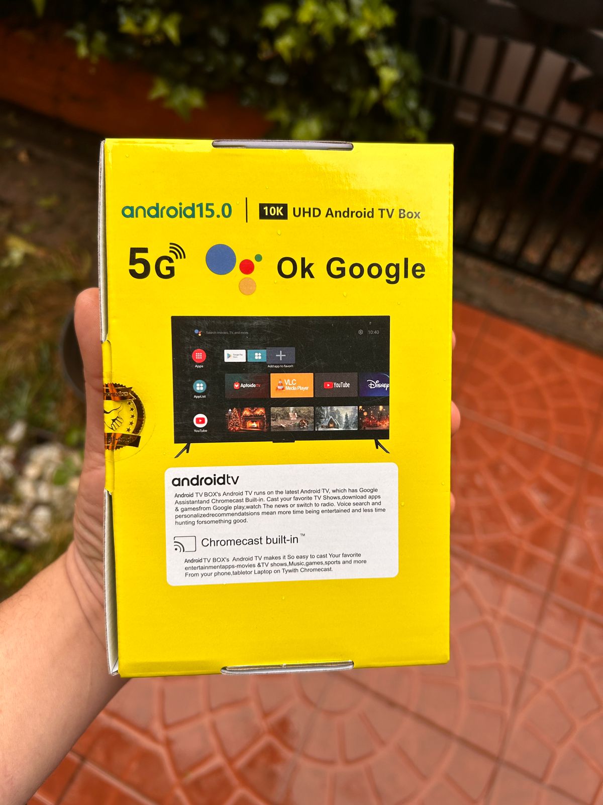 Android TV Box 4K UHD | Android 15.0 | 5G WiFi | 128GB