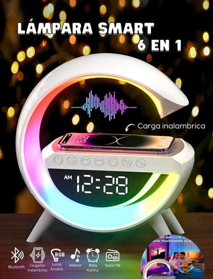 Lámpara Tipo G con Cargador Inalámbrico – Luz LED