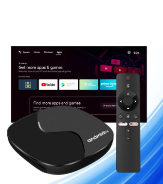 Android TV Box 4K UHD | Android 15.0 | 5G WiFi | 128GB
