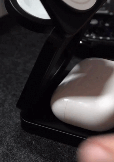 Cargador Inalámbrico 3 en 1 Plegable Magnético