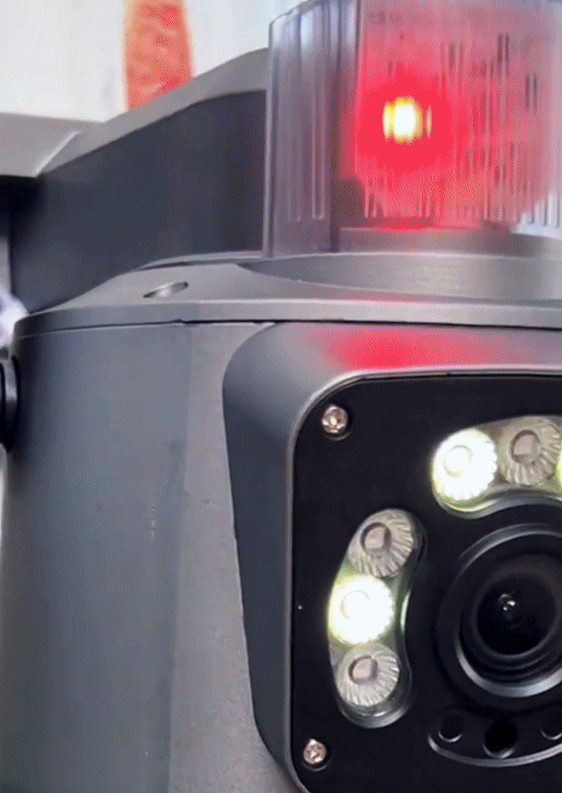 Cámara Doble Lente con IA, Visión Nocturna en Color