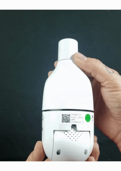 Cámara IP Doble Lente en Forma de Ampolleta