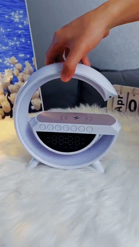 Lámpara Tipo G con Cargador Inalámbrico – Luz LED